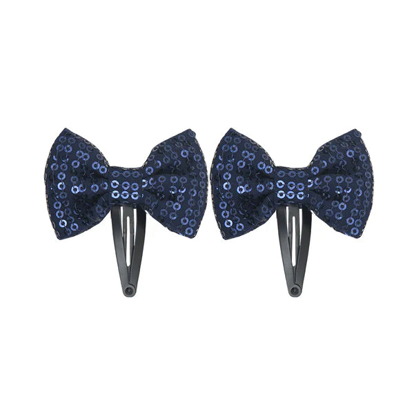 Sparkle Charm Hair Clips Pair - set of 2