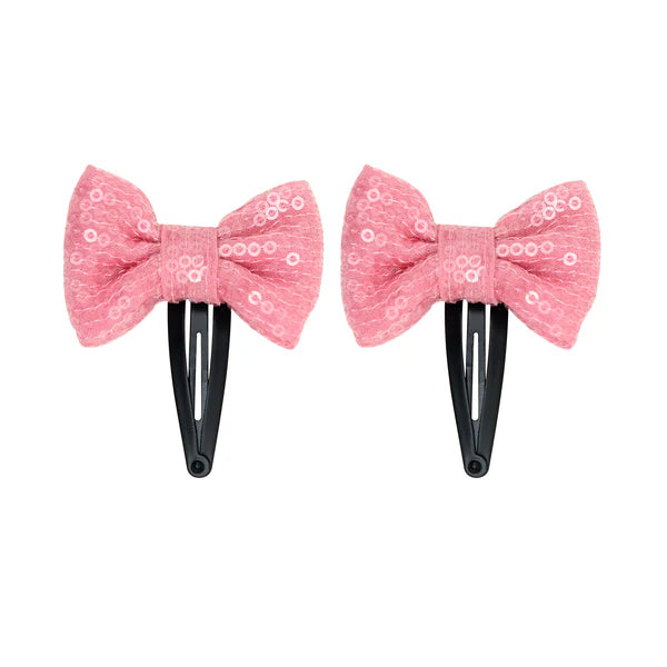 Sparkle Charm Hair Clips Pair - set of 2