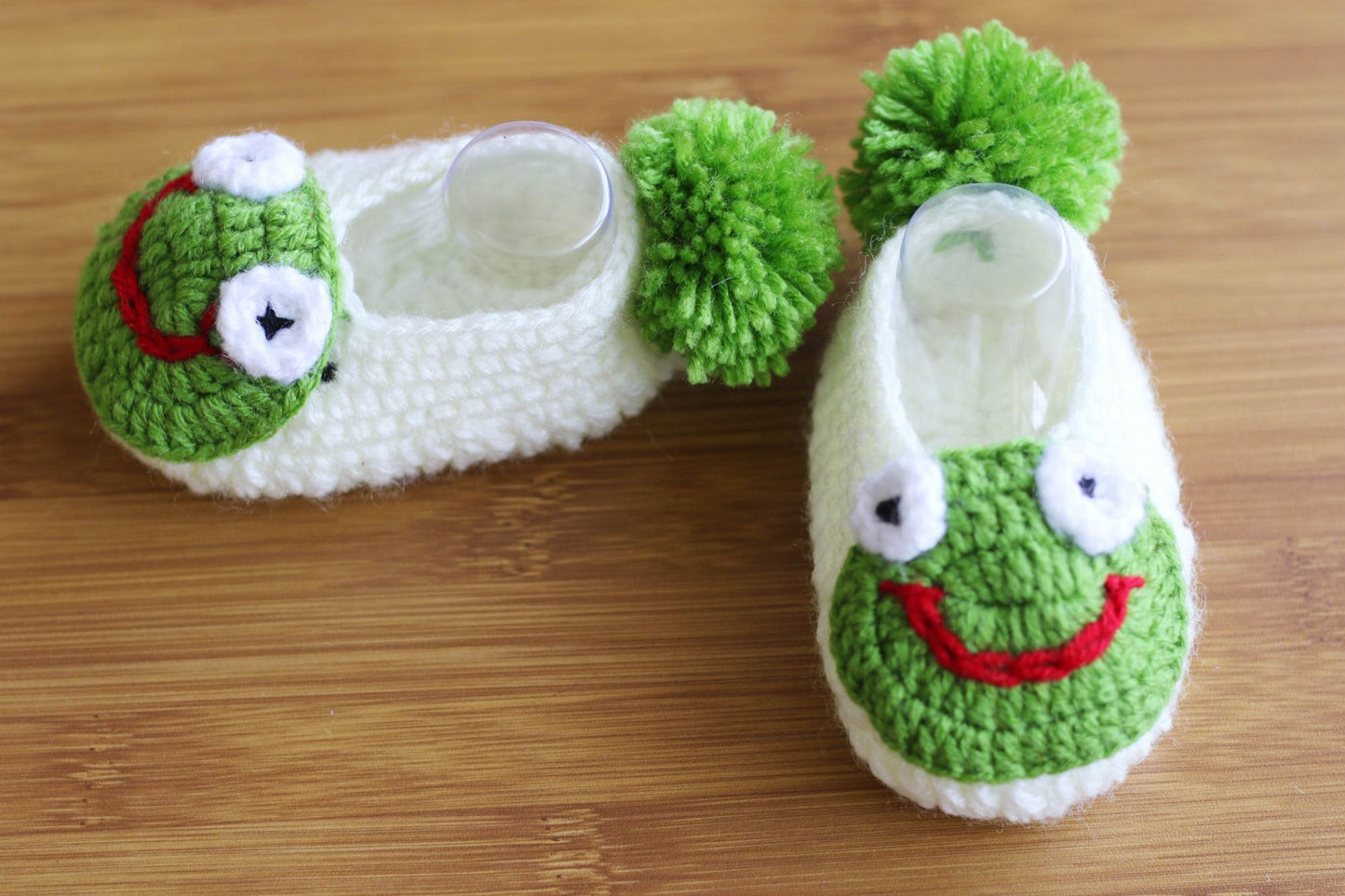 Handmade Frog Booties