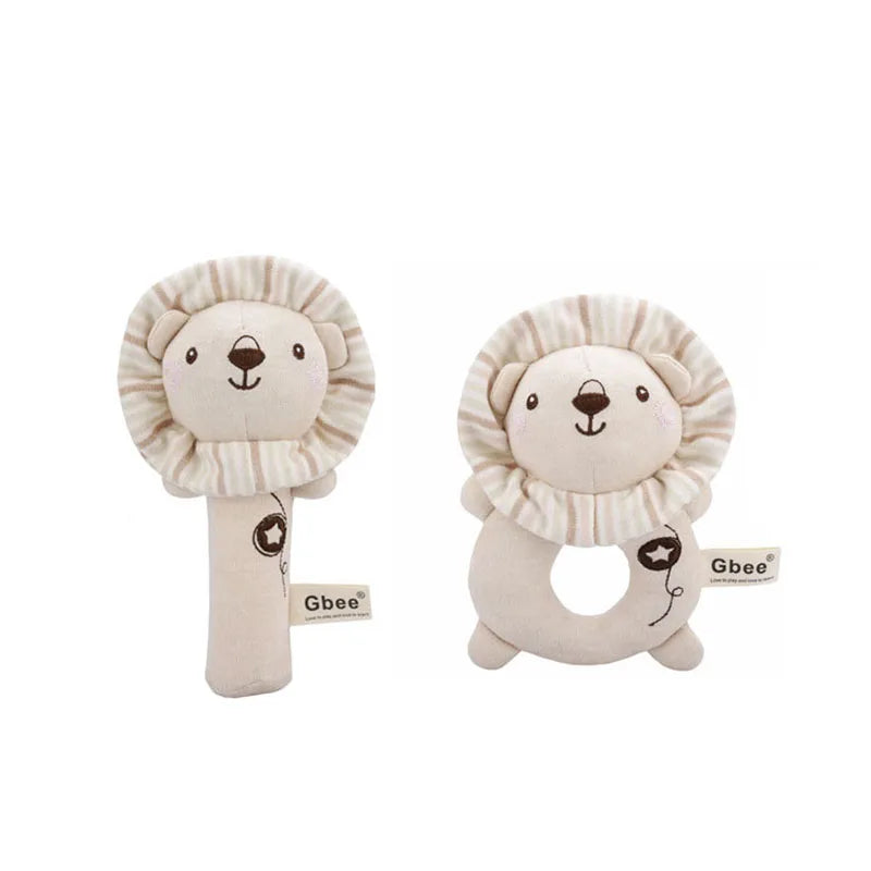 Organic Cotton Baby Hand Rattle | Soft Soothing Toy for Infants