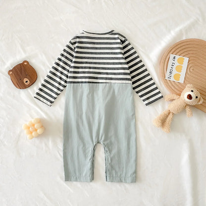 Long Sleeve Baby Boys and Girls Rompers Cute Bear