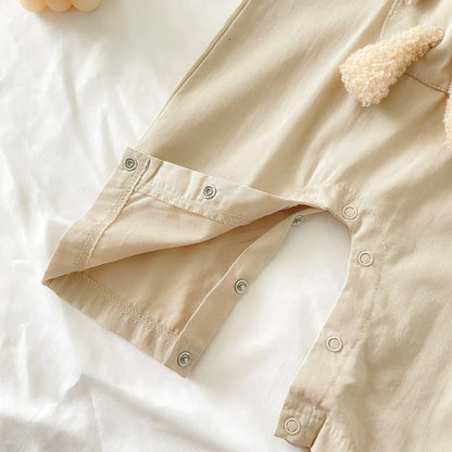 Long Sleeve Baby Boys and Girls Rompers Cute Bear