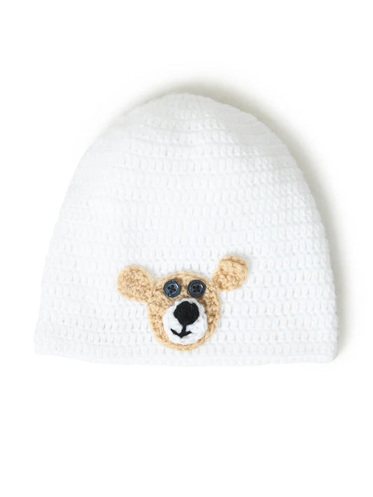 Bear Buddy Knit Wool Cap