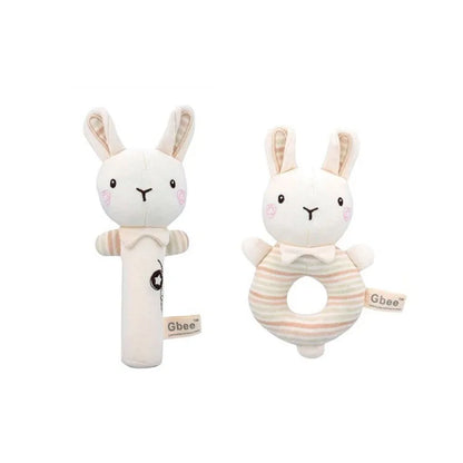 Organic Cotton Baby Hand Rattle | Soft Soothing Toy for Infants