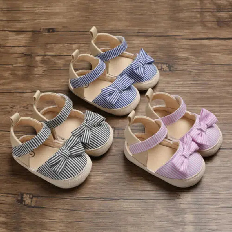  Fashion Newborn Baby Girl Soft Crib Shoes Infants Anti-Slip Sneaker Prewalker 0-18M 