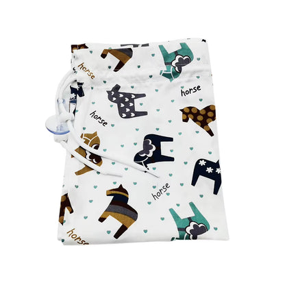 Cute Cotton Baby Car Window Sunshade Cover Cartoon Suction Cup Sliding Curtain Suction Cup Cloth Curtain for Kid Baby Children