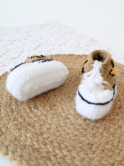 Crochet Sneakers  Embroidered Boots