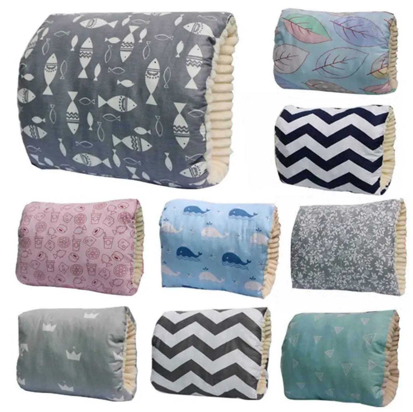 Baby Feeding Arm Pillow - Comfortable Nursing Arm Support Cushion with Cute Patterns