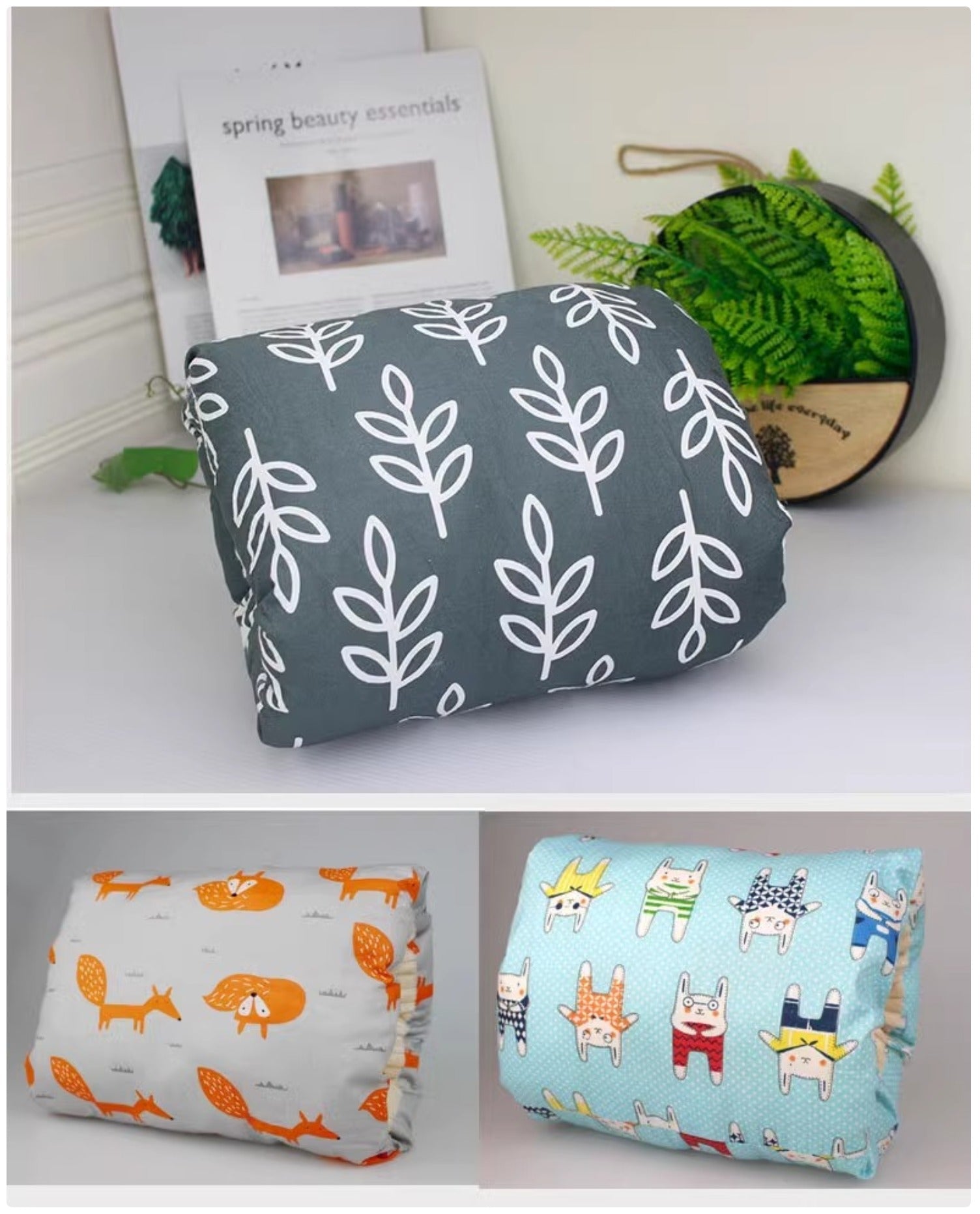 Baby Feeding Arm Pillow - Comfortable Nursing Arm Support Cushion with Cute Patterns