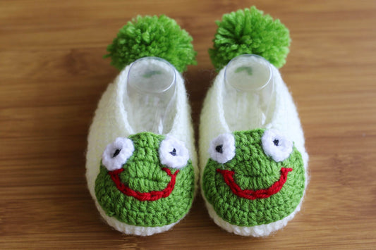 Handmade Frog Booties
