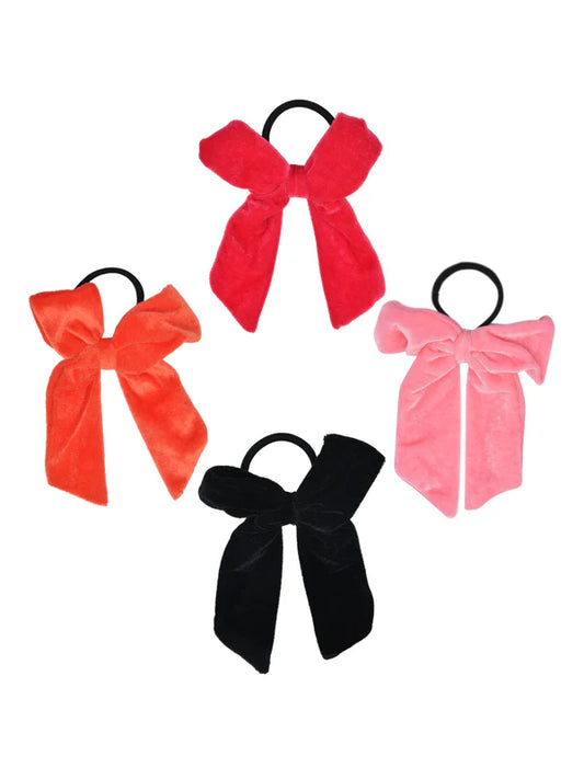 Velvet Ribbon Charm Ties - Pair
